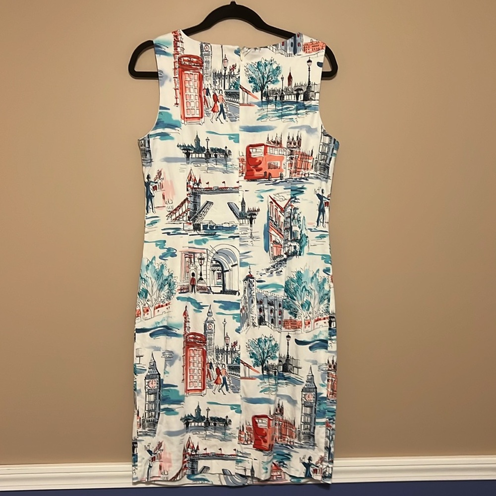 White Chetta B lined sheath dress size 10 like new! - Picture 4 of 7